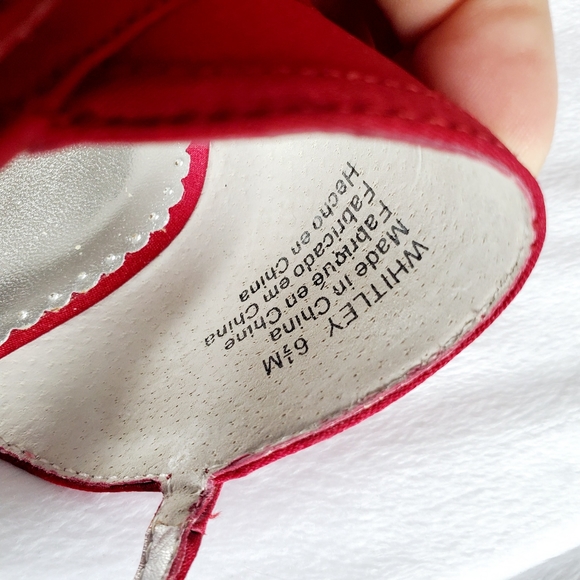 MICHAELANGELO  shoes  61/2 red - Picture 5 of 6